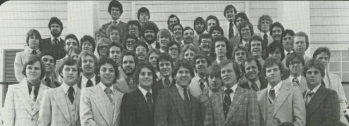 Purdue University Alpha Chi Rho... 2nd row on the right.