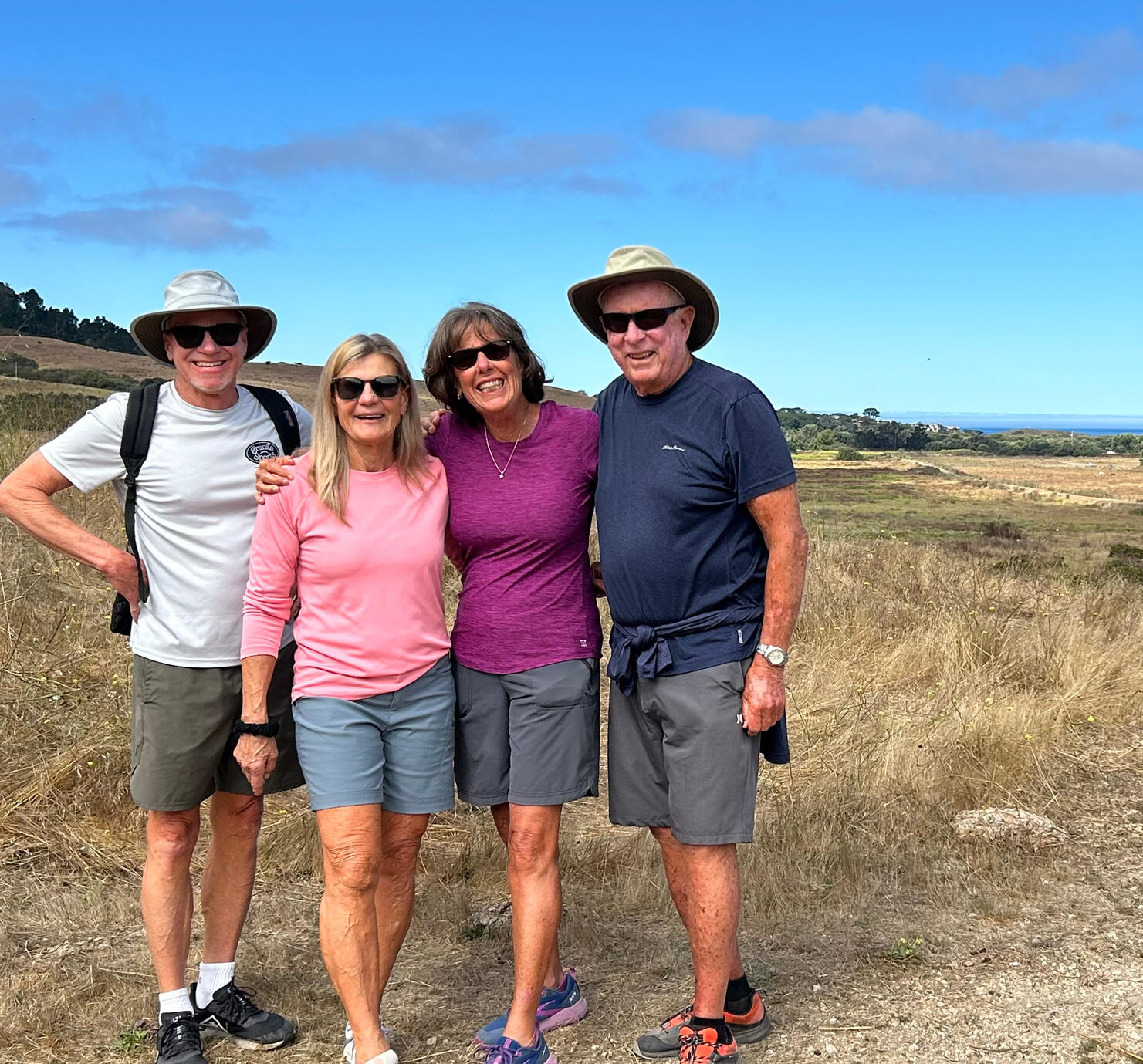 With friends, Dorothy and Gil Young